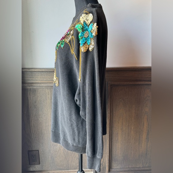 Diana Marco vintage sequin sweater size 22 - Picture 4 of 7